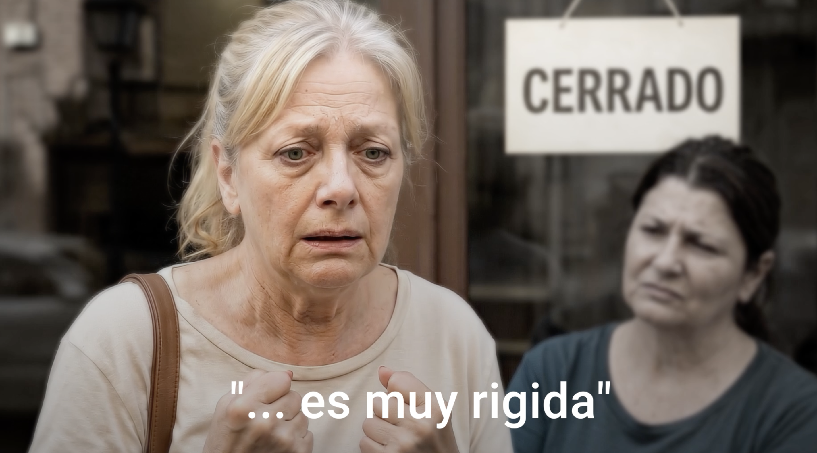 fotograma campaña es muy rigida