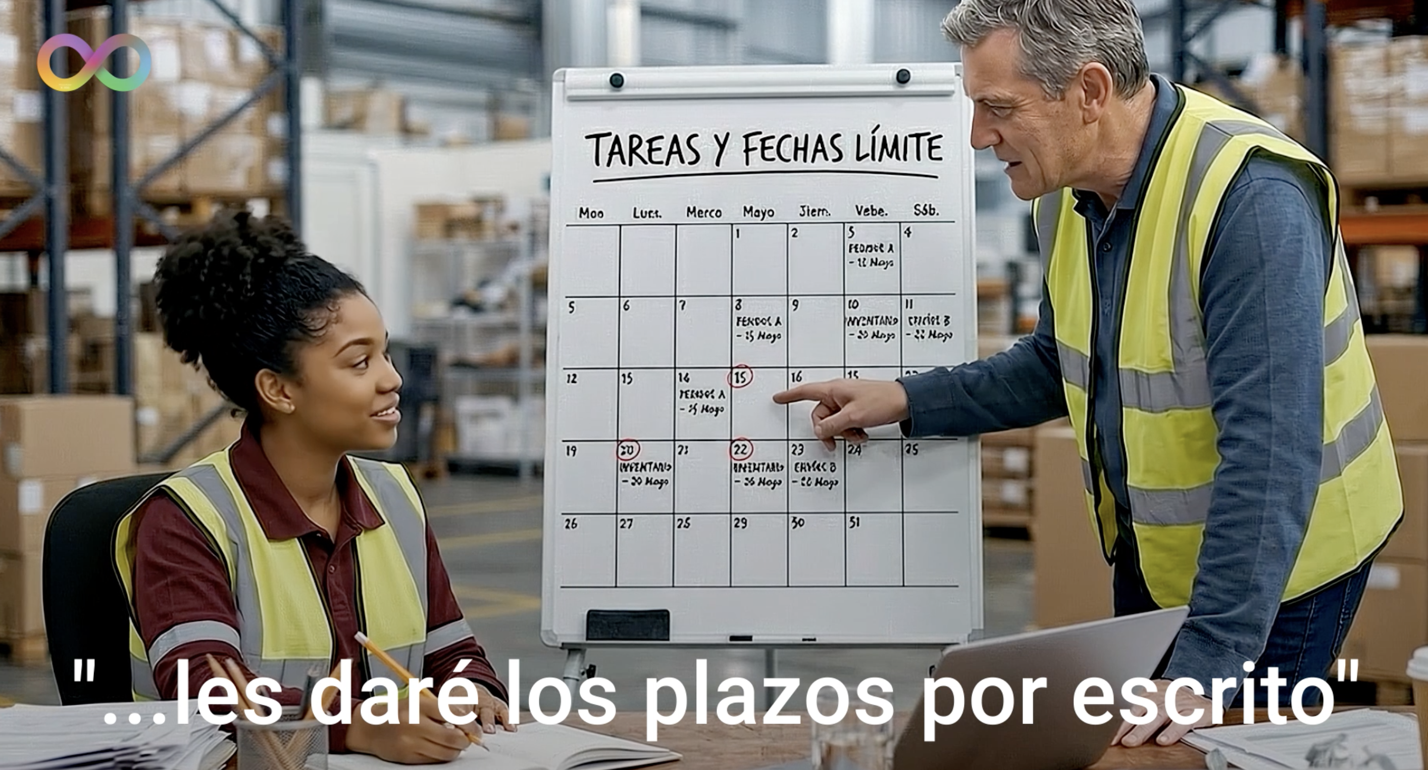 fotograma campaña les dare los plazos por escrito