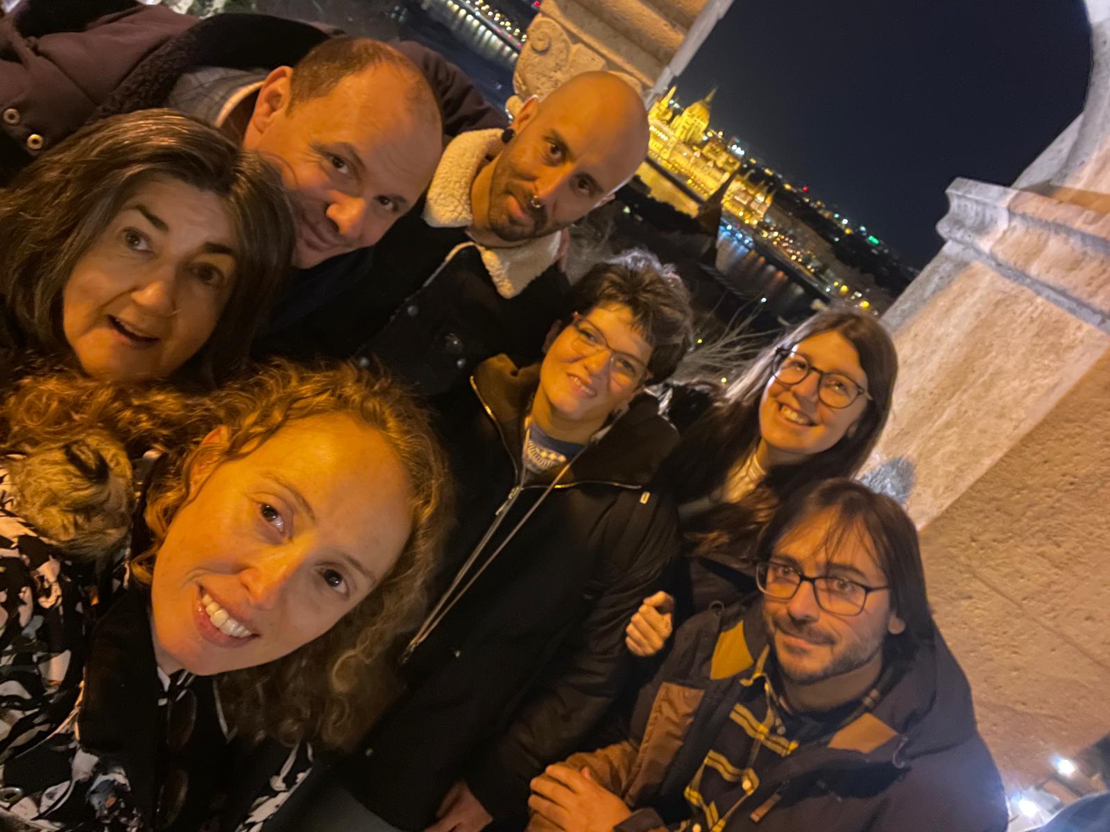 Equipo de validadores que fueron a Budapest