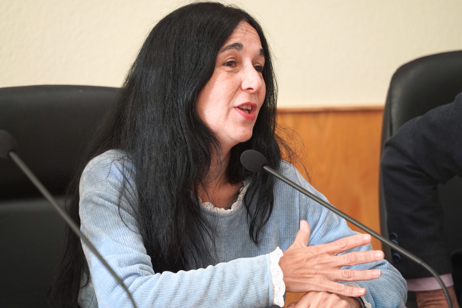 Pilar Ponce, representante de la Junta Directiva de AFANIAS